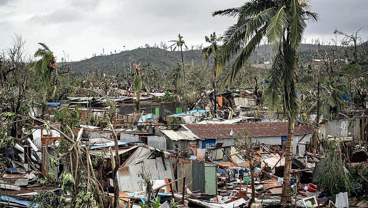 Image de Mayotte après le cyclone