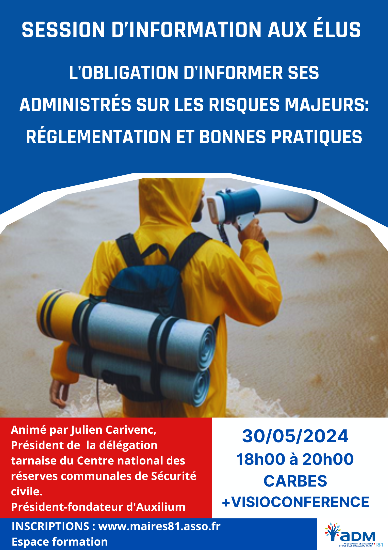 Affiche de présentation de la session