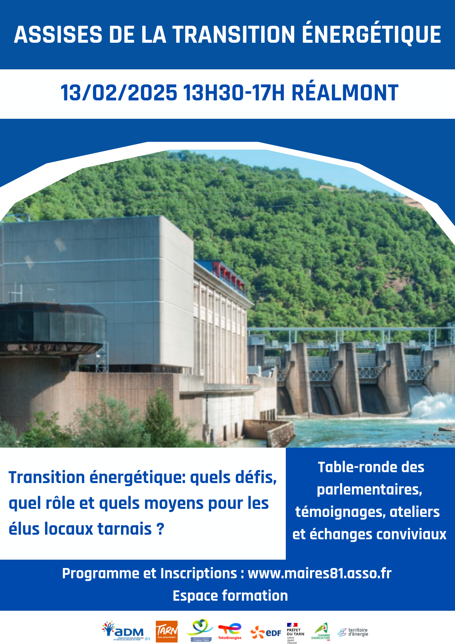Affiche assises de la transition énergétique